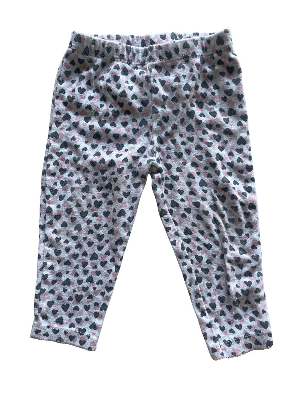 Carter's Gray and Pink Heart Print Girls' Bottoms